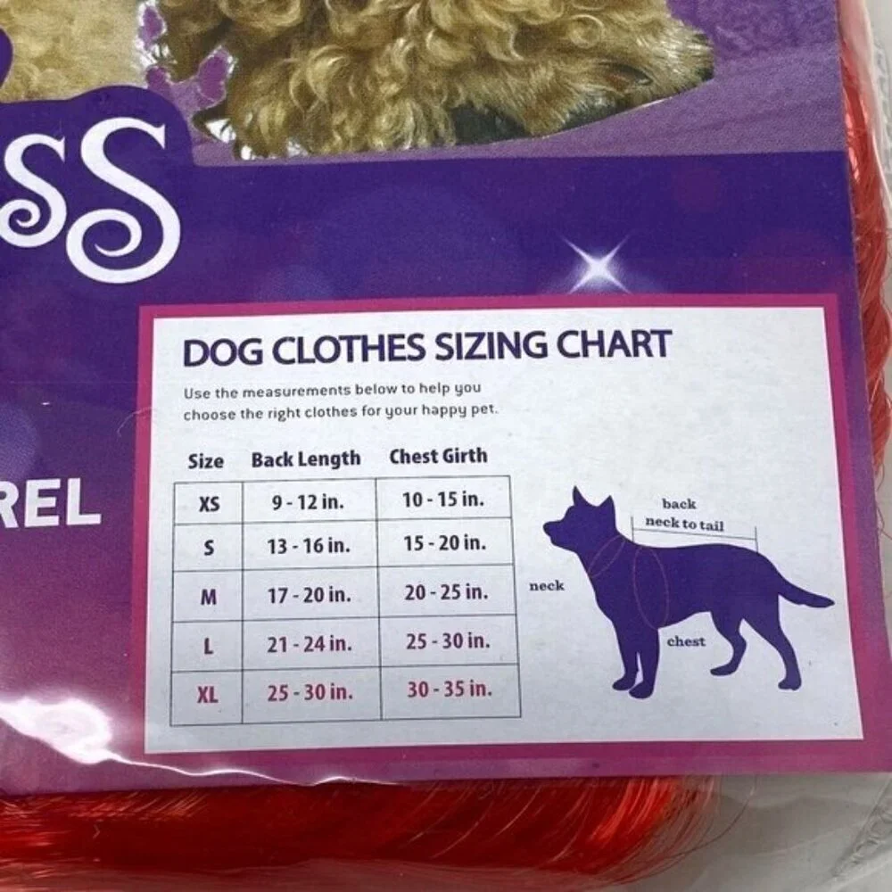 Fetch Halloween Disney Little Mermaid Ariel Dog Costume Size Small